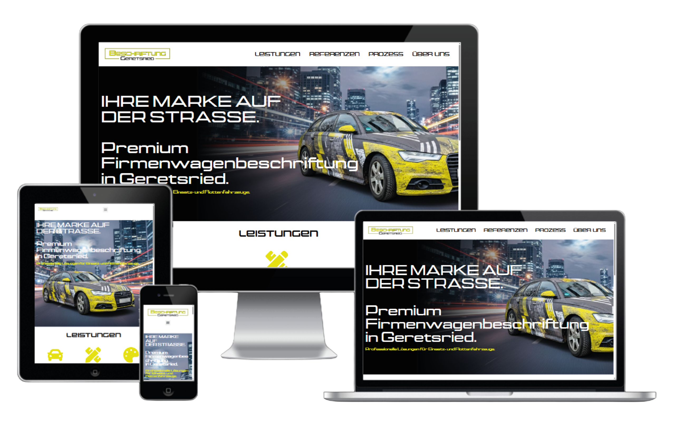 Webdesign für Beschriftung Geretsried – SEO-optimiert für lokale Dienstleister.