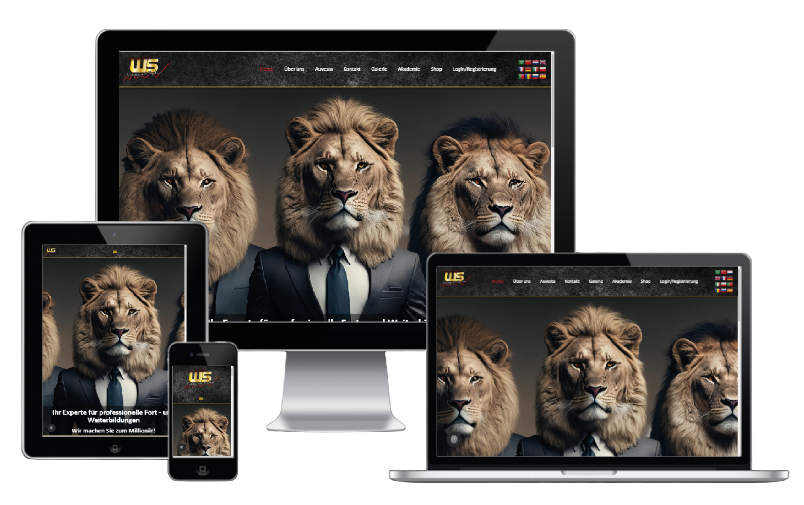 WS Power Team GmbH Website – Logodesign, Memberbereich und Webentwicklung aus einer Hand.